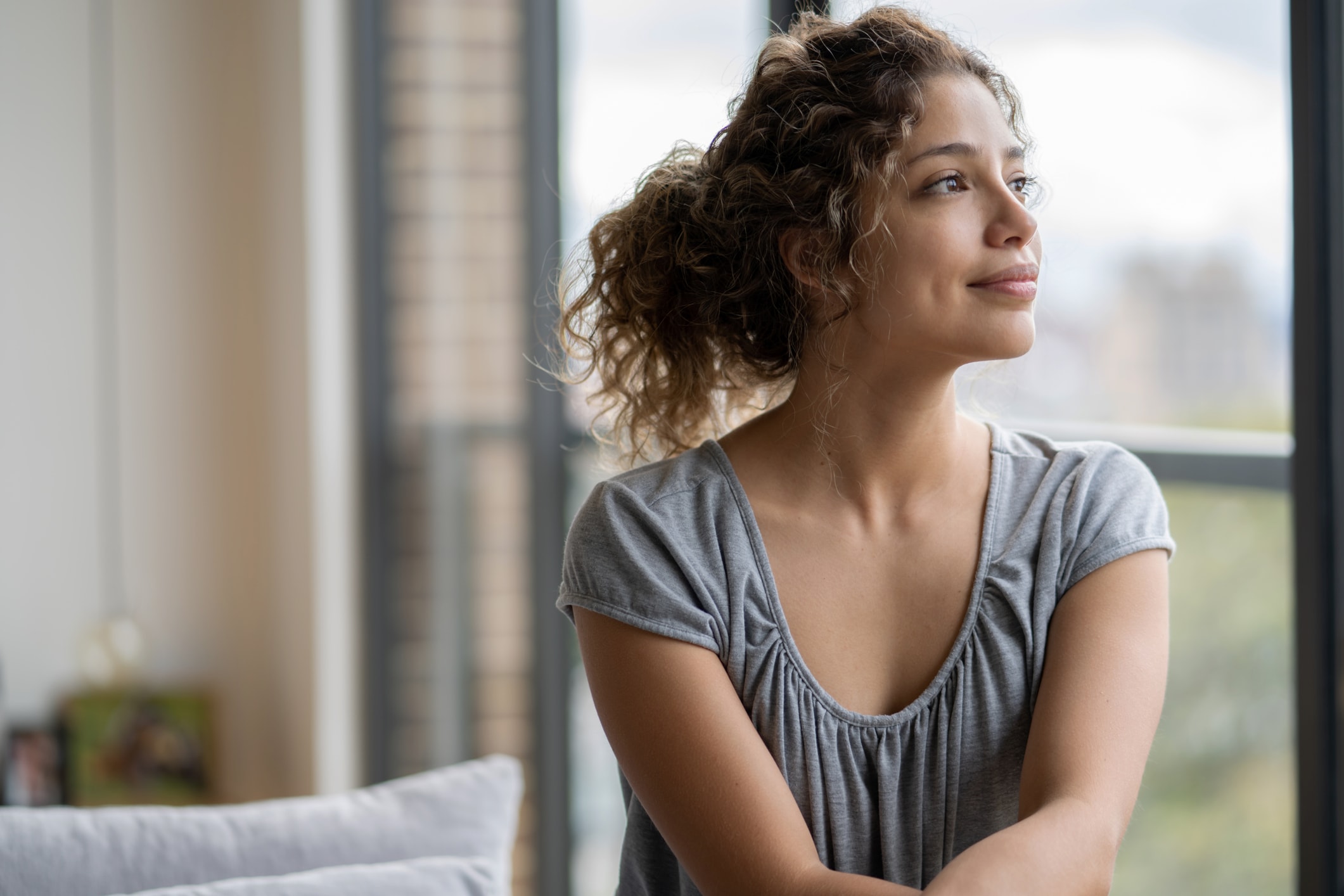 Woman thinking